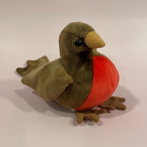 Vintage Original Ty Beanie Baby Early the Bird Robin 1998 Excellent Used Condit… - Picture 6 of 9